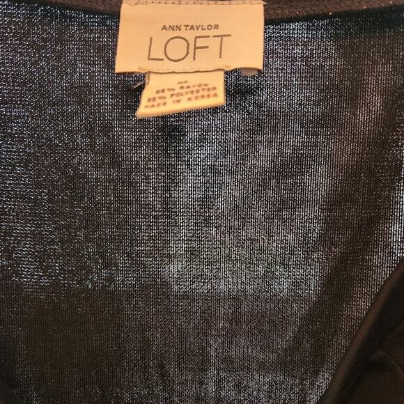 LOFT Women's Pull On Maxi Skirt Black Size M - Picture 4 of 7